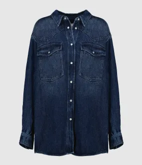 MARANT ÉTOILE Partager  Chemise Taniami Blue  